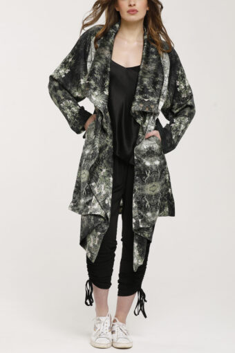 Oleander Kimono Silk Duster