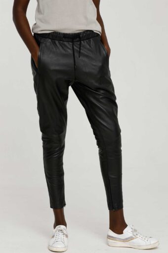 Comfort Luxe Slouch Leather Pant