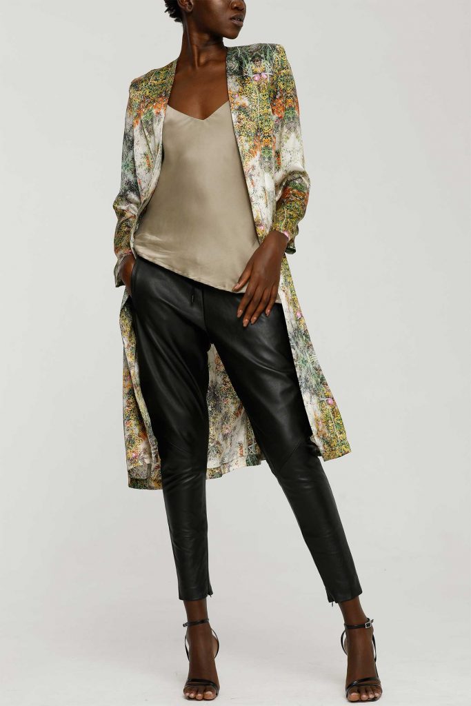 Tailored Silk Duster