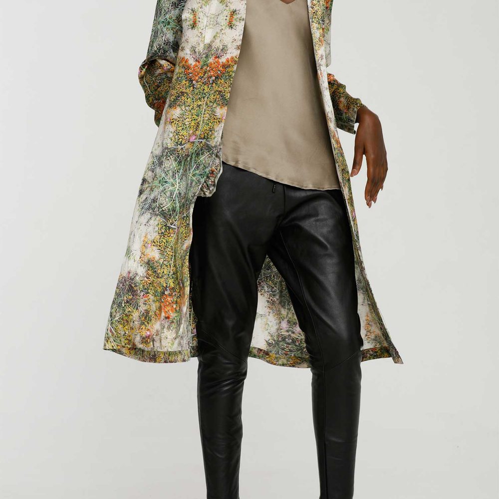 Tailored Silk Duster - Aneka Manners
