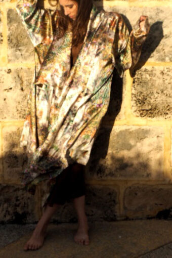 Dune Kimono Silk Duster